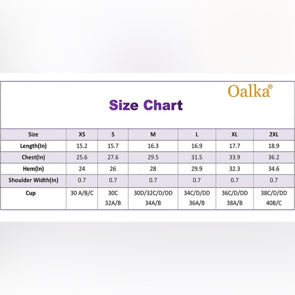 OALKA women’s longline black sports bra padded crop tank yoga workoutTop NWT - Picture 6 of 9